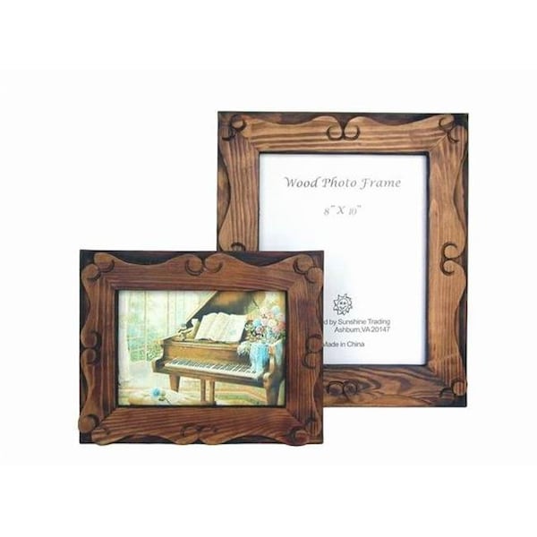 Sunshine Trading Sunshine Trading ST-30-7 Handmade Wood Photo Frame - 5 x 7 Inch ST-30-7 - main